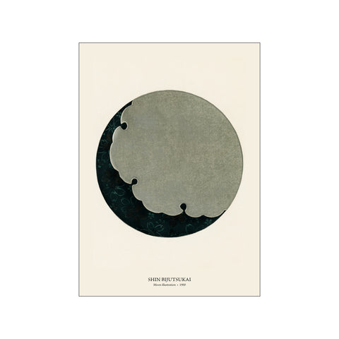 Moon Illustration - Shin Bijutsukai | Fine Art Print