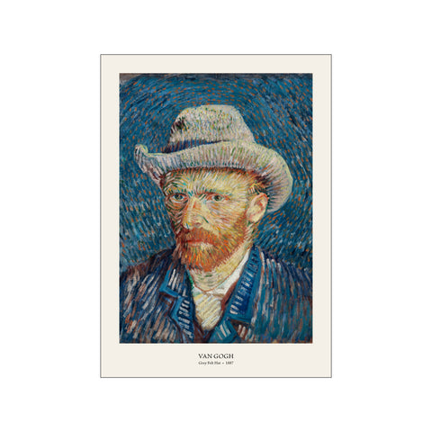 Grey Felt Hat - Van Gogh | Fine Art Print