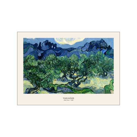 Olive Trees Dark - Van Gogh | Fine Art Print