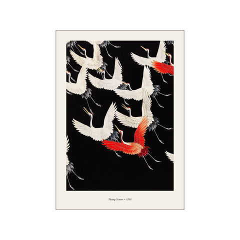 Flying Cranes | Woodblock Print