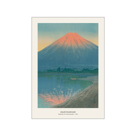 Daybreak over Lake Yamanaka - Hasui Kawase | Woodblock Print