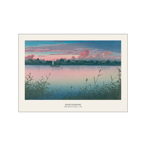 Early Autumn in Urayasu - Hasui Kawase | Woodblock Print
