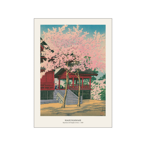 Kiyomizu-dō Temple in Ueno - Hasui Kawase | Woodblock Print