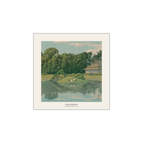 Korakuen Park, Okayama - Hasui Kawase | Woodblock Print