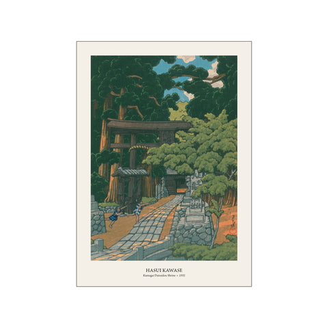Kumagai Dairaidou Shrine - Hasui Kawase | Woodblock Print