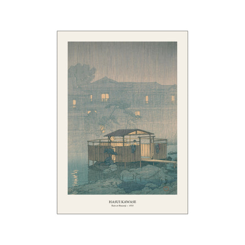 Rain at Shuzenji - Hasui Kawase | Woodblock Print