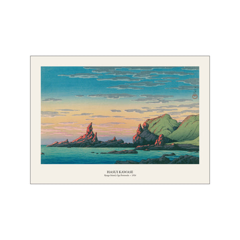 Ryuga Island, Oga Peninsula - Hasui Kawase | Woodblock Print