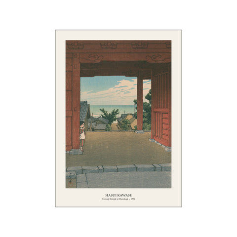Tamonji Temple at Hamahagi - Hasui Kawase | Woodblock Print