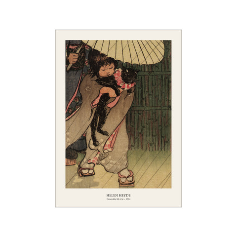 Honorable Mr. Cat - Helen Hyde | Woodblock Print