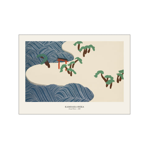 Ocean Waves - Kamisaka Sekka | Woodblock Print