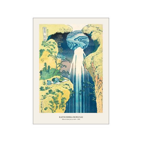 Mino no Kuni Yoro no Taki - Katsushika Hokusai | Woodblock Print