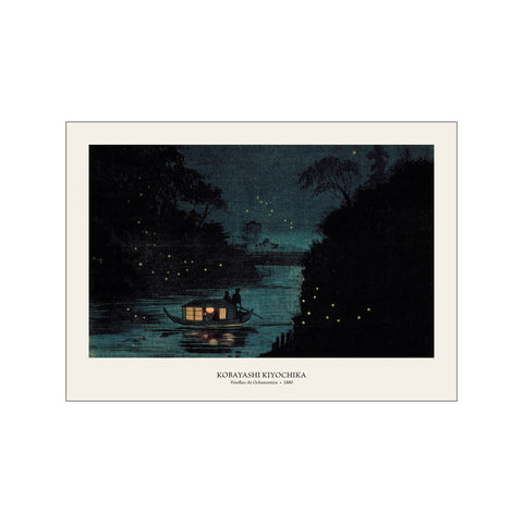 Fireflies at Ochanomizu - Kobayashi Kiyochika | Woodblock Print