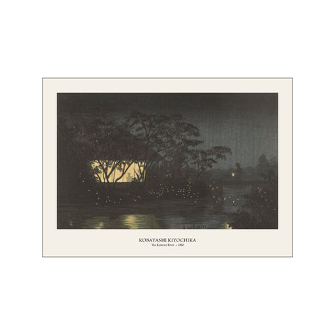 The Komoro River - Kobayashi Kiyochika | Woodblock Print