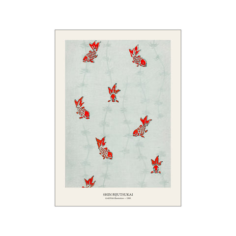 Gold Fish Illustration - Shin Bijutsukai | Fine Art Print