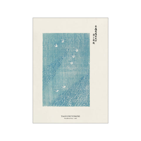 Woodblock Print Blue - Taguchi Tomoki | Japandi Style