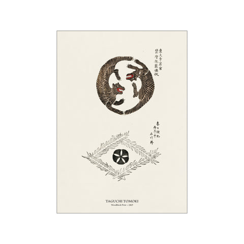 Holzschnitt Tiger - Taguchi Tomoki | Japandi-Stil