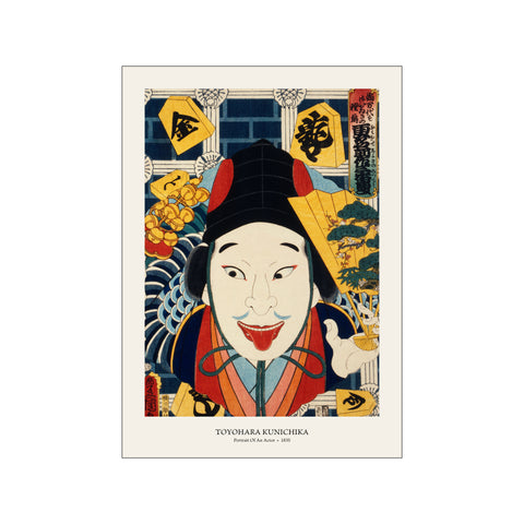 Portrait of an Actor Three - Toyohara Kunichika | Woodblock Print