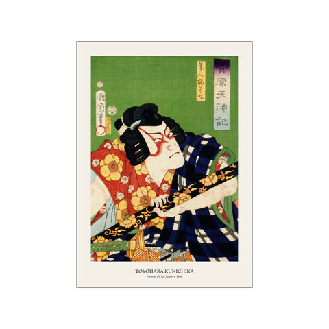 Portrait of an Actor Two - Toyohara Kunichika | Woodblock Print
