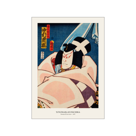 Portrait of an Actor - Toyohara Kunichika | Woodblock Print