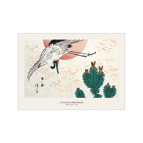 Japanese Crane - Utagawa Hiroshige | Woodblock Print