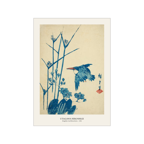 Kingfisher and Monochoria - Utagawa Hiroshige | Woodblock Print