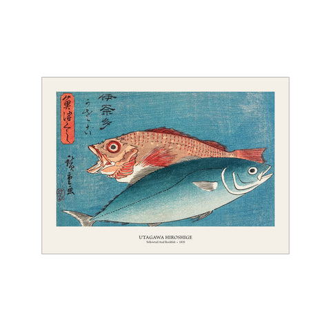 Yellowtail and Rockfish - Utagawa Hiroshige | Woodblock Print