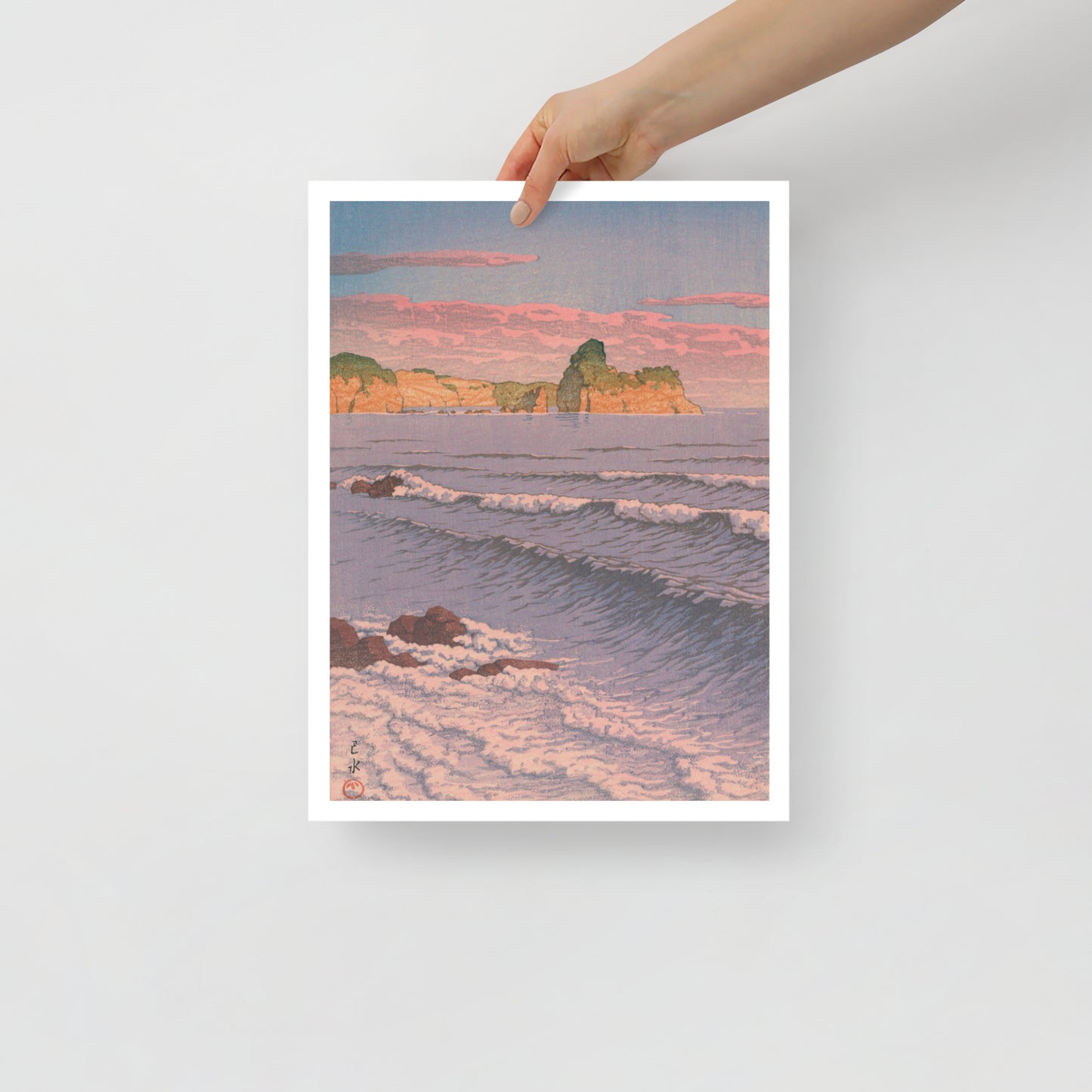 Sunset Ocean view | Kawase Hasui