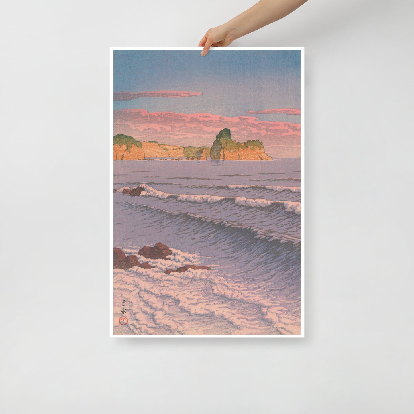 Sunset Ocean view | Kawase Hasui