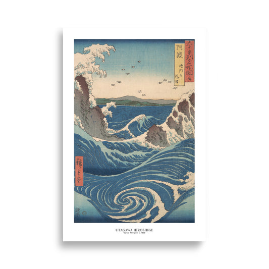 Naruto Whirlpool 1858 | Hiroshige Utagawa