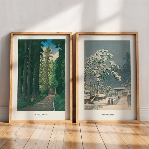 Nikko Kaido – Hasui Kawase | Gravure sur bois japonaise